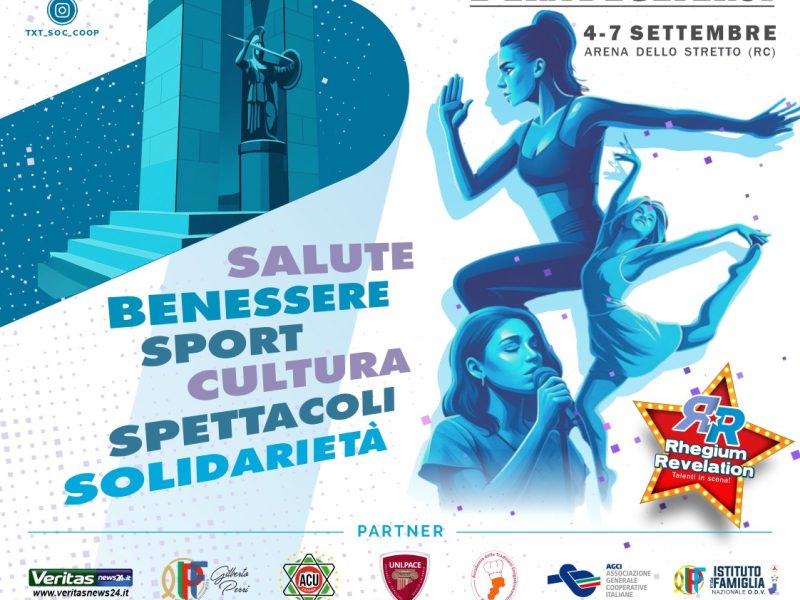 Al via la 13esima edizione della “Mediterrean Wellness – L’Era degli Eroi” a Reggio Calabria con TXT, cooperativa sociale aderente ad AGCI Calabria